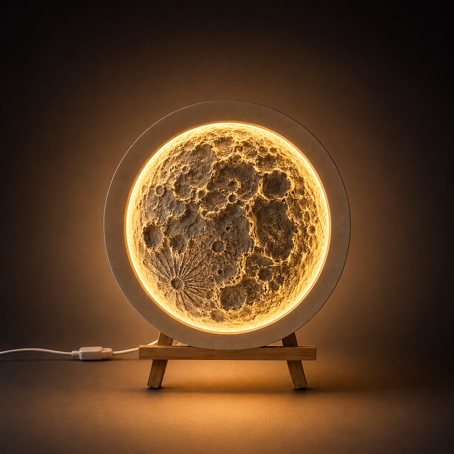 Фактура Moon Lamp крупным планом
